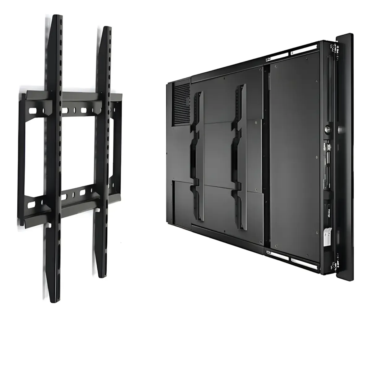 GENERICO - Soporte Fijo Base TV 40 a 80 Pulgadas – Soporte de Pared Universal Negro