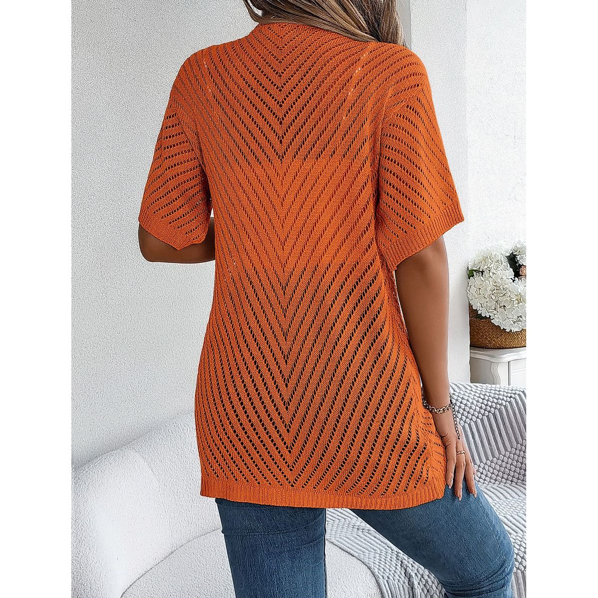 TIOZONEY - Cardigan ligero de verano para mujer
