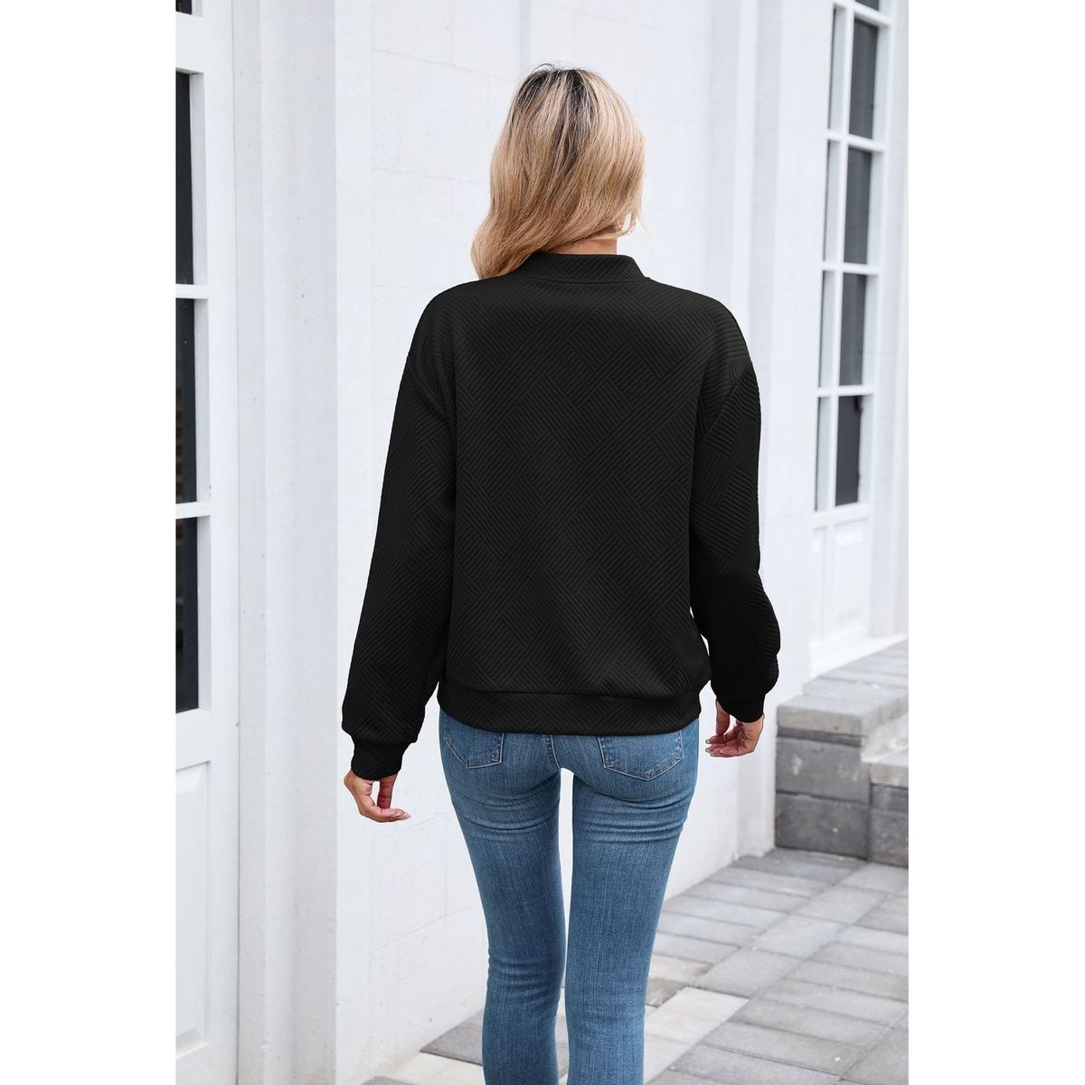TIOZONEY - Chaqueta informal con cremallera