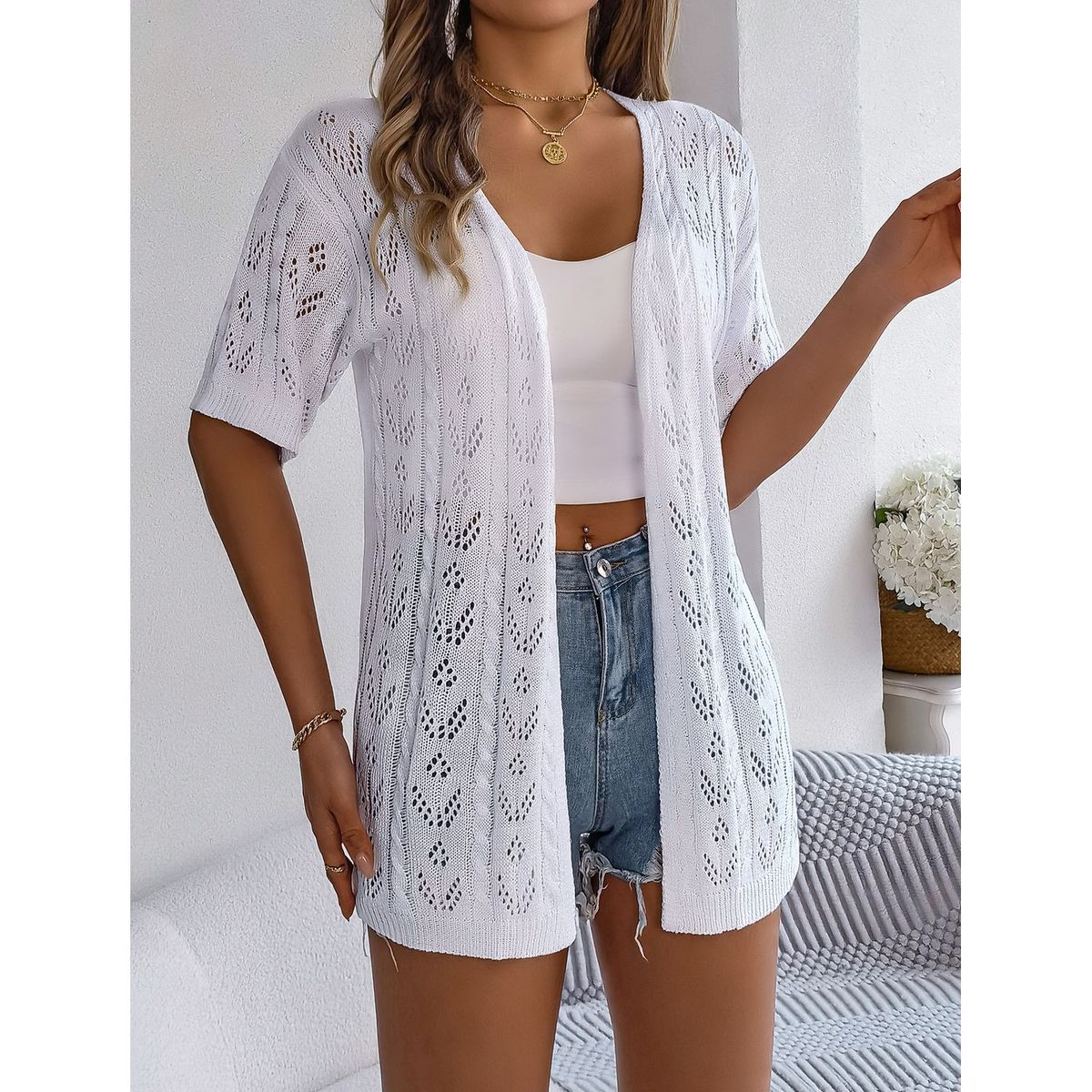 TIOZONEY - Chaleco de verano para mujer