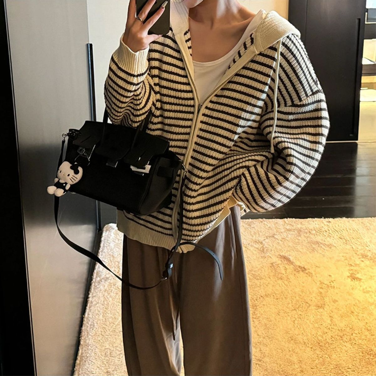 TIOZONEY - Jerséis de mujer-Blanco