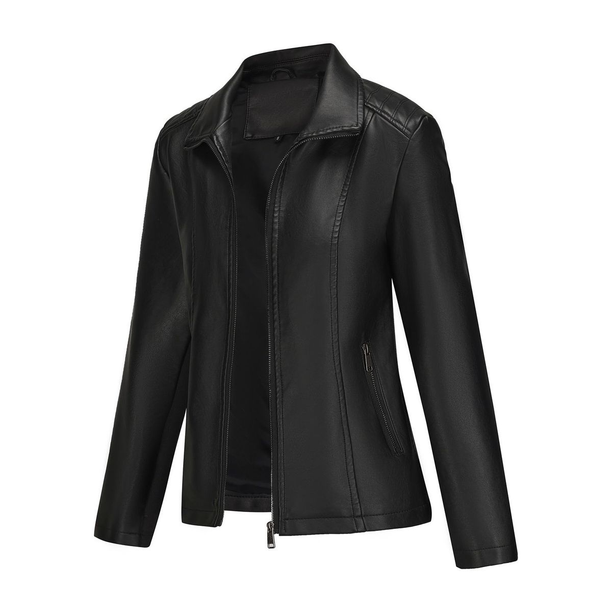 TIOZONEY - Chaquetas de mujer-Negro