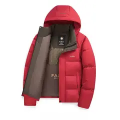 TIOZONEY - Parka para Hombre - Rojo