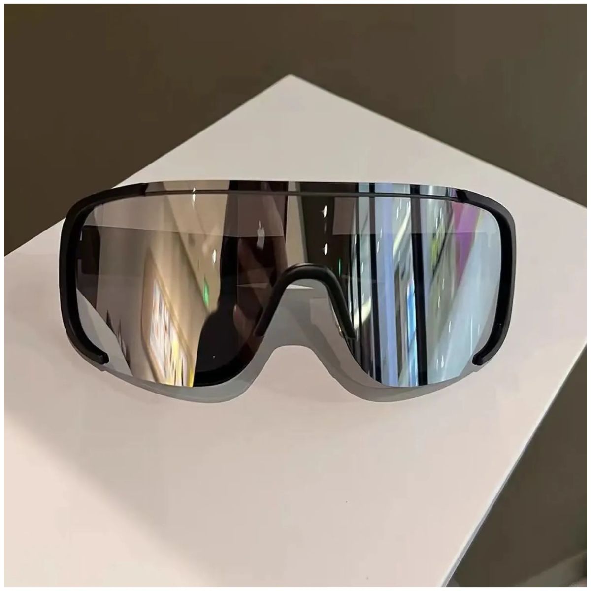 TIOZONEY - Gafas de sol cuadradas imitación diamante