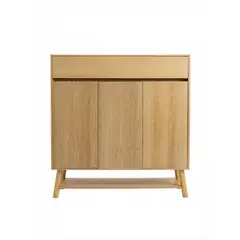 GENERICO - Zapatera De Gran Capacidad Organizador De Zapatos Moderno Multifuncional Con Cajón Para Entrada Madera LagoMuebles 90x30x100cm