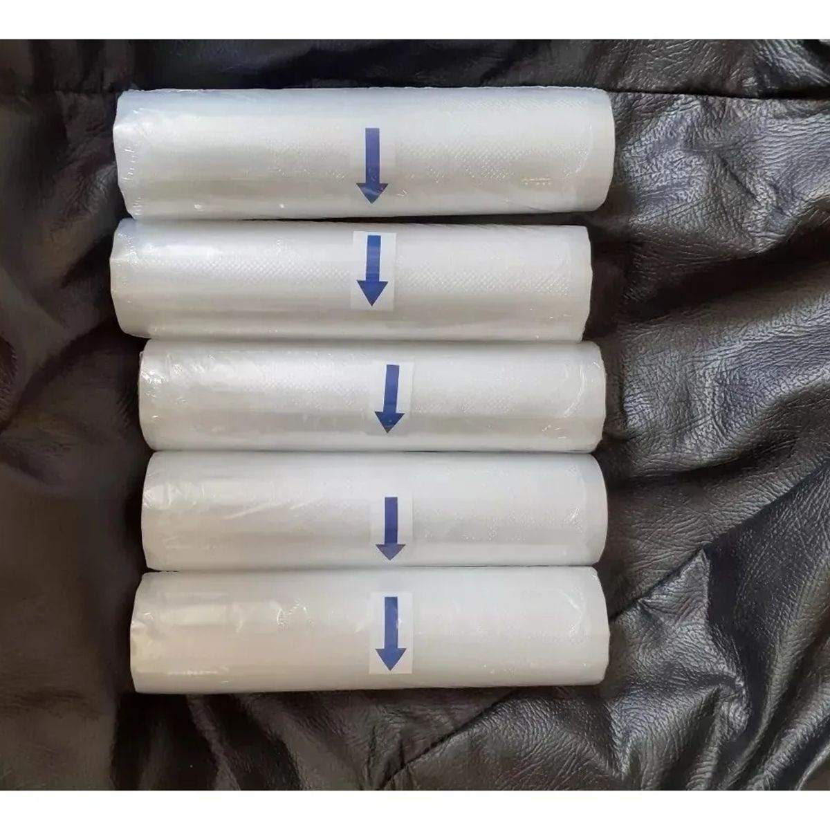 GENERICO - 5 Rollos Sellado Vacio Bolsas De Vacio Gofradas 20cm X 5 Mts