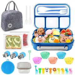TIOZONEY - Loncheras para Niños Bento Box Kids Set 27pc