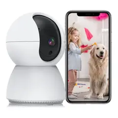 TIOZONEY - Monitor Para Bebe Wifi Cámara De Seguridad Y Vigilancia Ip