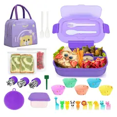 TIOZONEY - Loncheras para Niños Bento Box Kids Set 27pc
