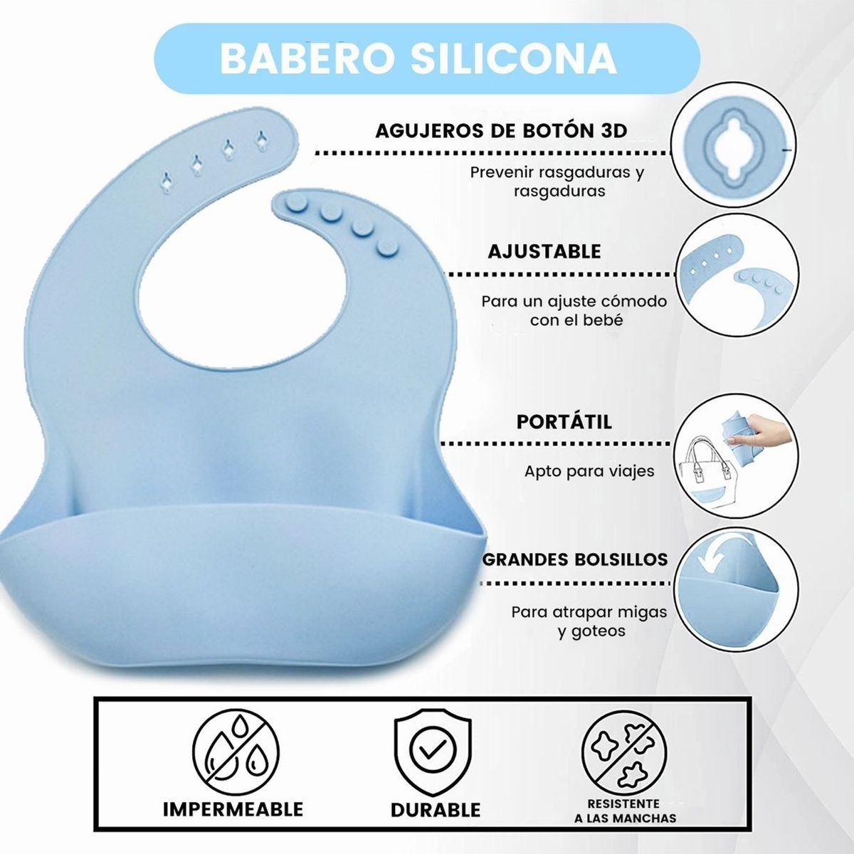 TIOZONEY - Juego De Platos Para Bebé Cubiertos Silicona Antideslizante