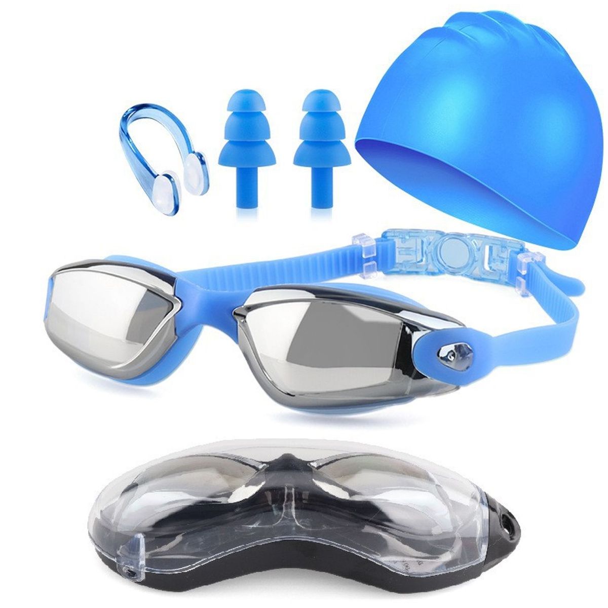 TIOZONEY - 4pcs gafas de natación