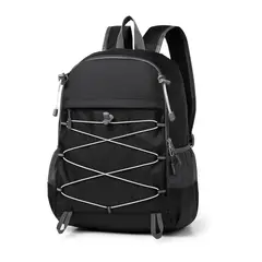 TIOZONEY - Mochila deportiva para actividades al aire libre Negro..