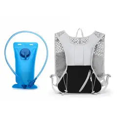 TIOZONEY - Mochila para bicicleta y bolsa de agua de 2 litros Negro