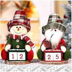 TIOZONEY - 2pcs cuentas regresivas navideñas