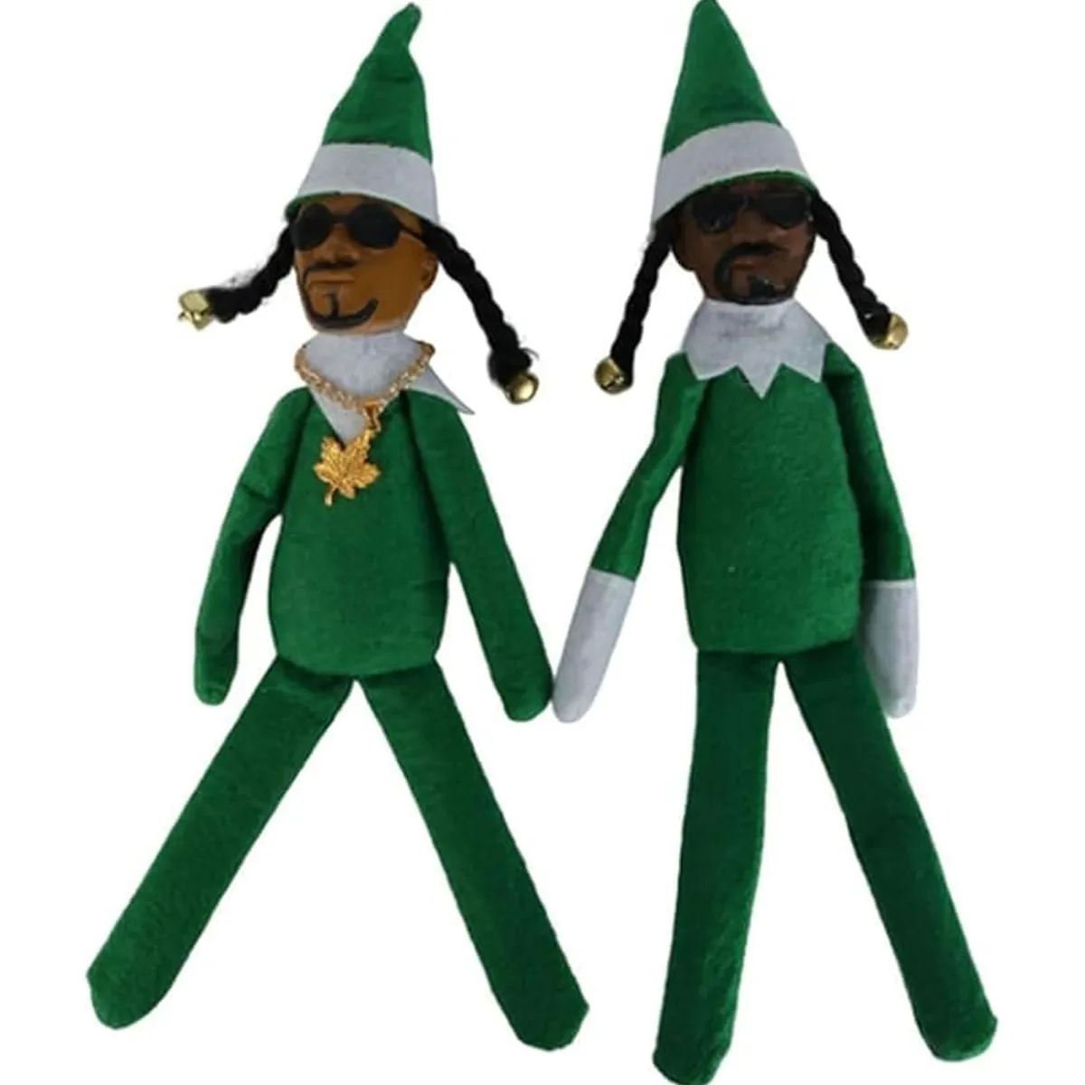 TIOZONEY - Snoop on a Stoop Muñeco Elfo de Navidad 2pcs