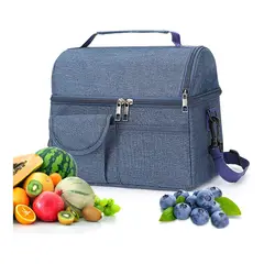 TIOZONEY - Bolsa Del Almuerzo Loncheras Portátil Y Gran Capacidad