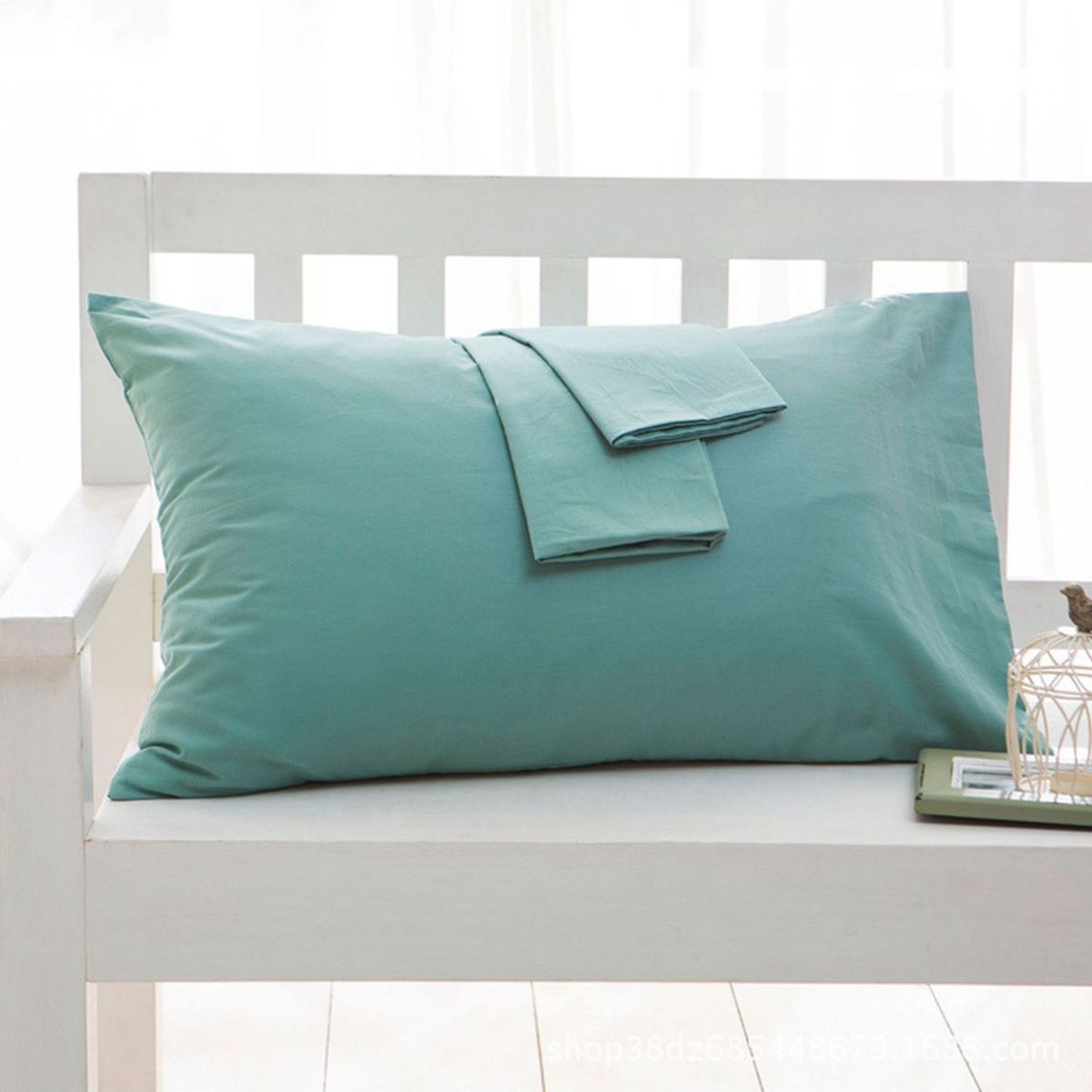 TIOZONEY - fundas de almohada de algodón 2 Set 50 x90 cm