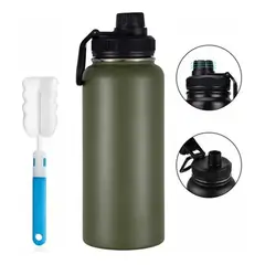 TIOZONEY - Botella De Agua Fríacaliente De Acero Inoxidable De 12 L