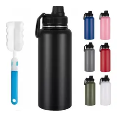 TIOZONEY - Botella De Agua Fríacaliente De Acero Inoxidable De 12 L