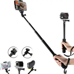 KUANGYE - Bastón De Selfie Monopié Extensible Para Gopro Hero Dji Osmo