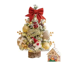 TIOZONEY - Decoración Navideña 45cm Árbol de Navidad Adorno de mesa