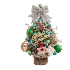 TIOZONEY - Decoración Navideña 45cm Árbol de Navidad Adorno de mesa