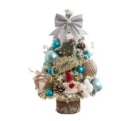 TIOZONEY - Decoración Navideña 45cm Árbol de Navidad Adorno de mesa