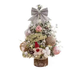 TIOZONEY - Decoración Navideña 45cm Árbol de Navidad Adorno de mesa