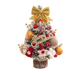 TIOZONEY - Decoración Navideña 45cm Árbol de Navidad Adorno de mesa