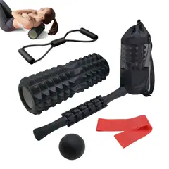 ATURE - 6pcs Rodillo Set Completo Elongacion Masaje Roller Foam Yoga