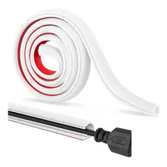 KUANGYE - Canaleta Flexible Para Cables Pisos Paredes Adhesivo Oculto 300cm