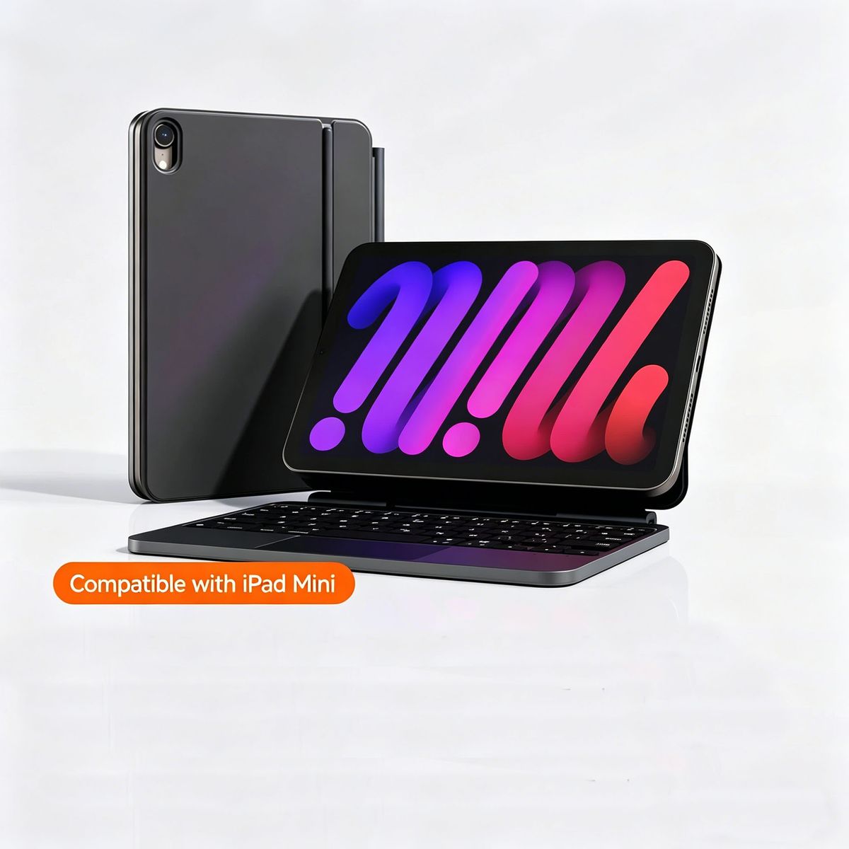 CORRERREY - Aplicación del iPad mini 7 / 6 protección de teclado de control inteligente absorción magnética