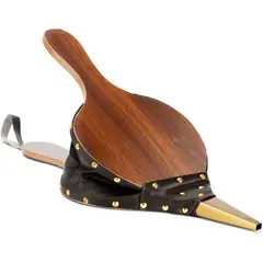 KUANGYE - Fuelle Soplador de Madera para Chimenea y Parrilla BBQ, Boquilla Metálica para Camping Exterior