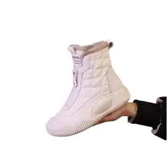 TIOZONEY - Botas de nieve largas de chiporro para mujer.