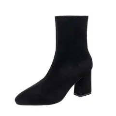 TIOZONEY - Botas Mujer  - Negro.