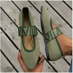 TIOZONEY - Sandalia Mujer -Verde