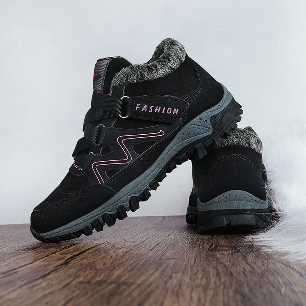 TIOZONEY - Zapatillas cálidas cortas de chiporro para mujer.