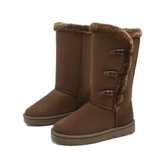 TIOZONEY - Botas Forradas Por Dentro En Chiporro Altas