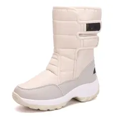 TIOZONEY - Botas Nieve y Lluvia Impermeables Forradas Por Dentro En Chiporro.