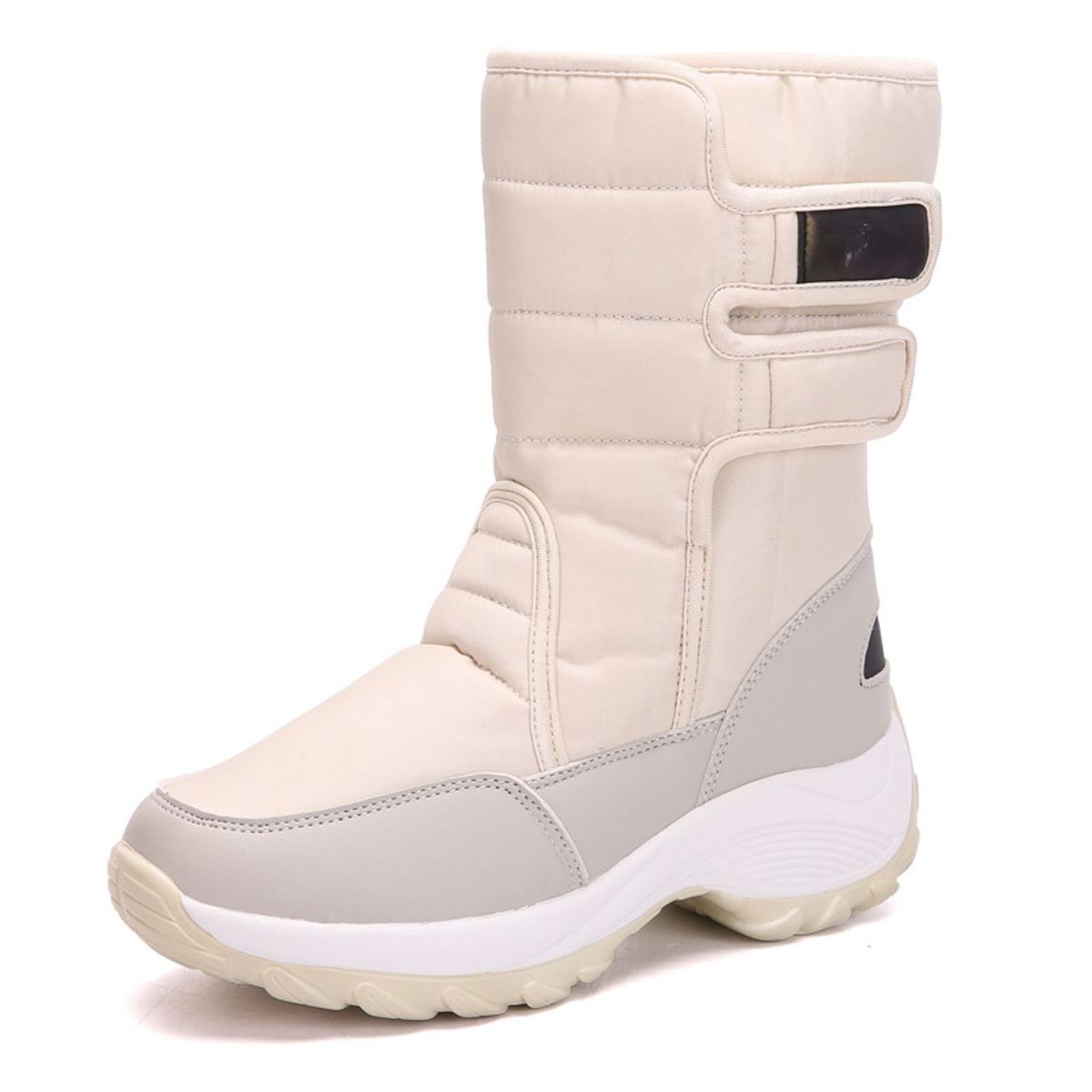 TIOZONEY - Botas Nieve y Lluvia Impermeables Forradas Por Dentro En Chiporro.