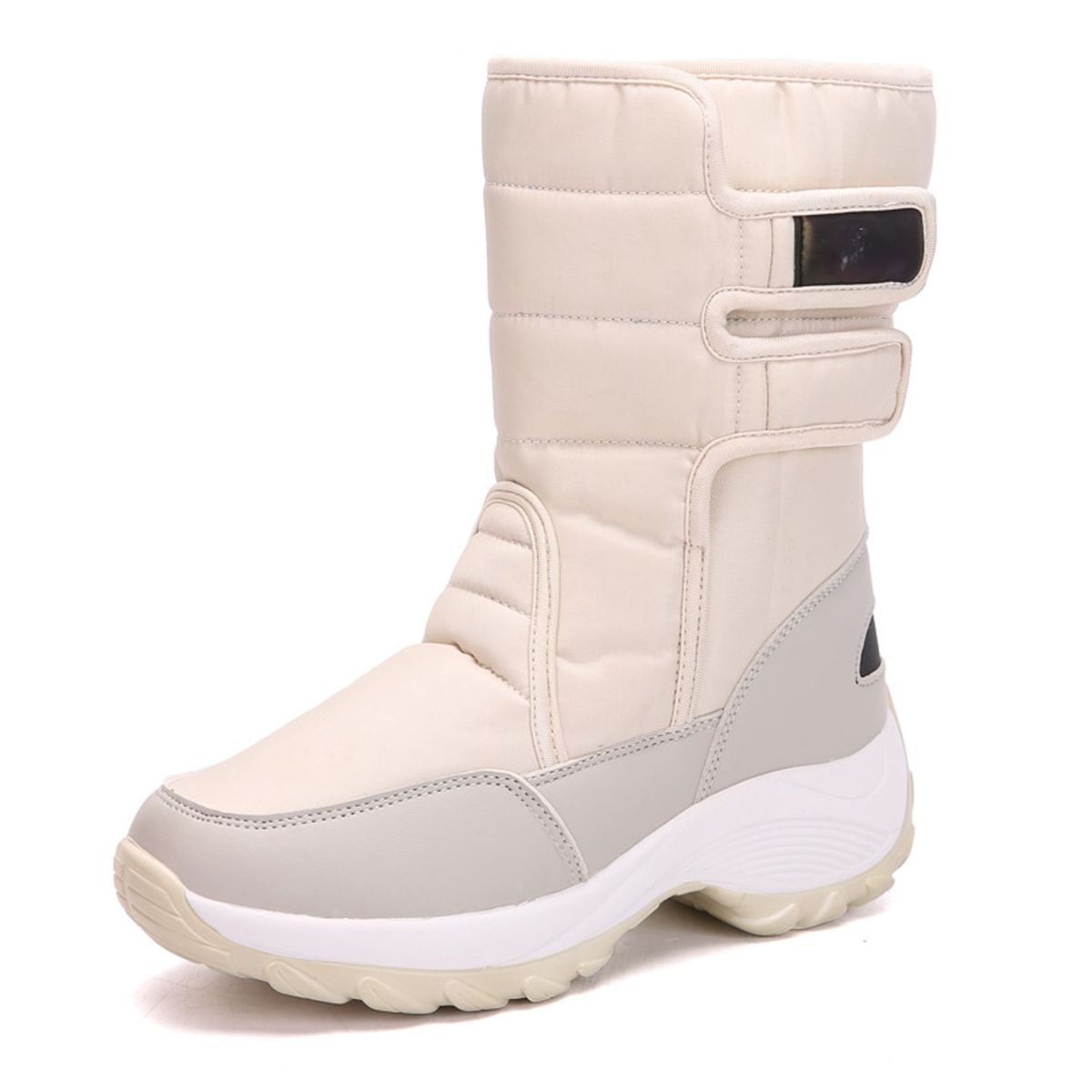 TIOZONEY - Botas Nieve y Lluvia Impermeables Forradas Por Dentro En Chiporro.