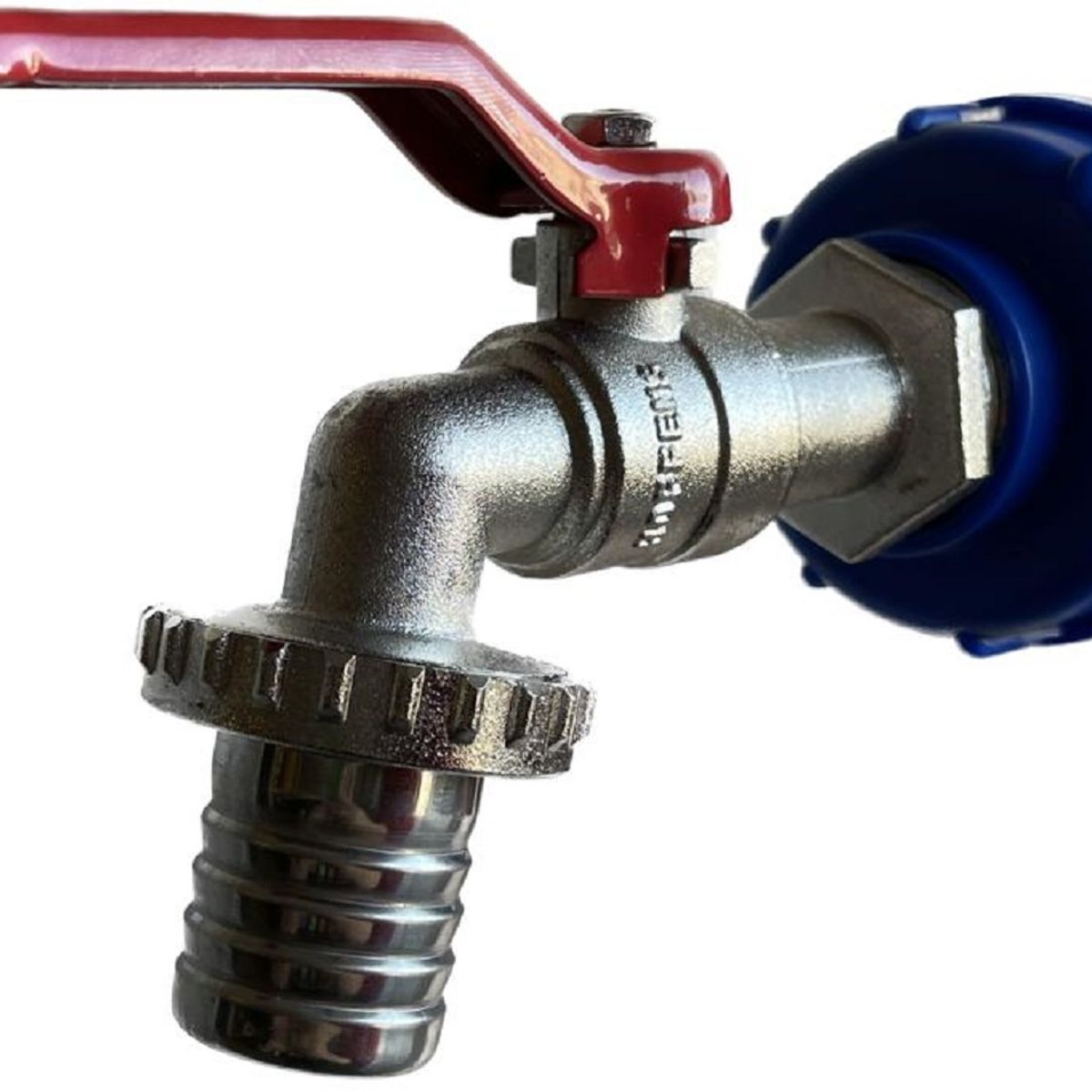 GENERICO - Adaptador Ibc O Bidon S60x6 + Llave Jardin 1 Pulgada