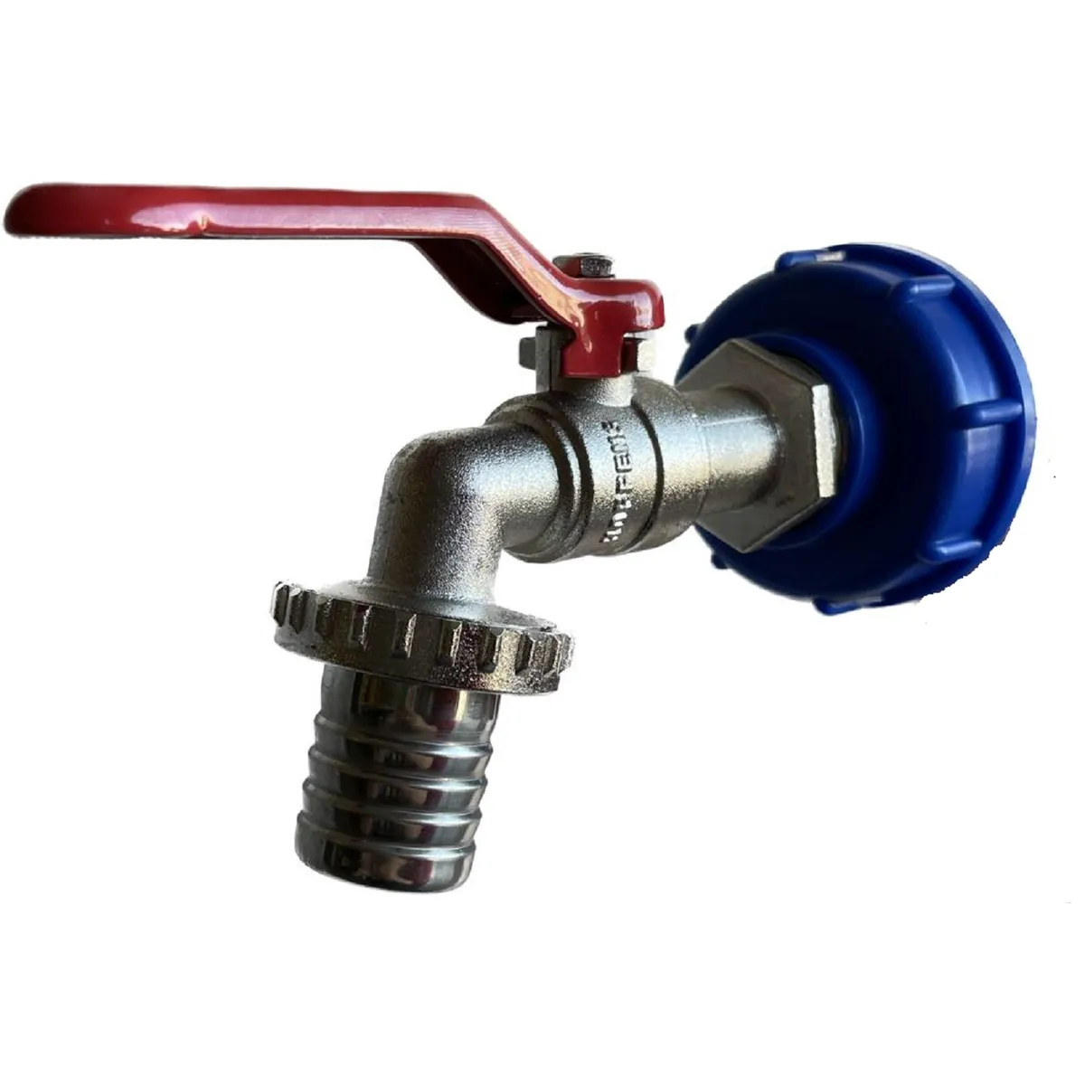 GENERICO - Adaptador Ibc O Bidon S60x6 + Llave Jardin 1 Pulgada