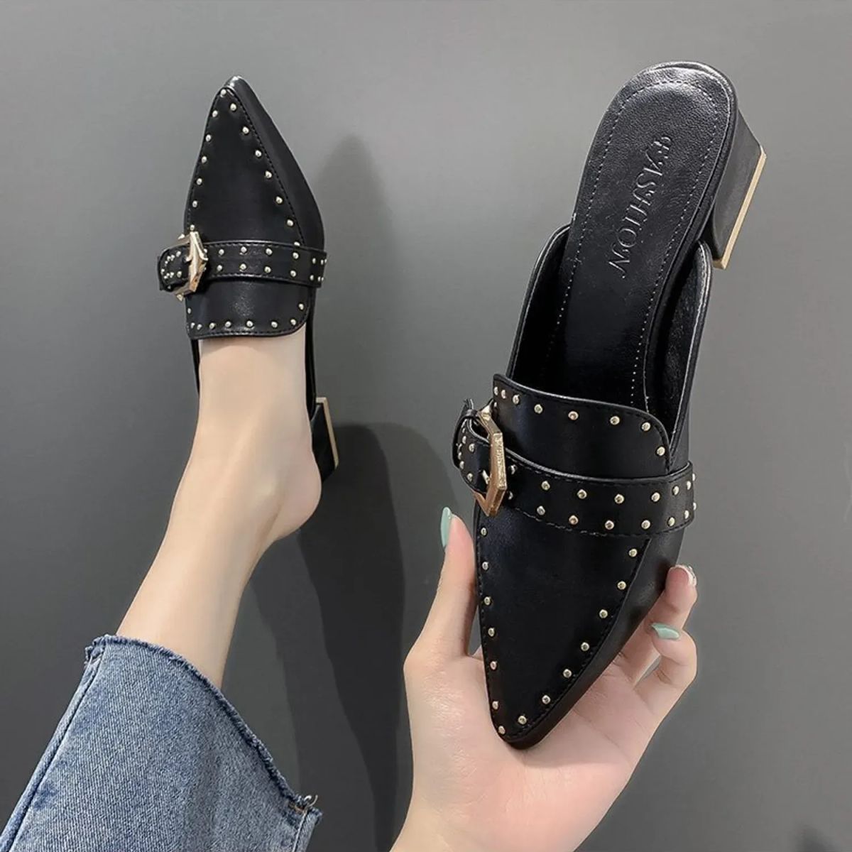 TIOZONEY - Sandalias Mujer de PU