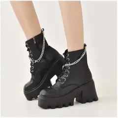 TIOZONEY - Botas Mujer  - Negro.