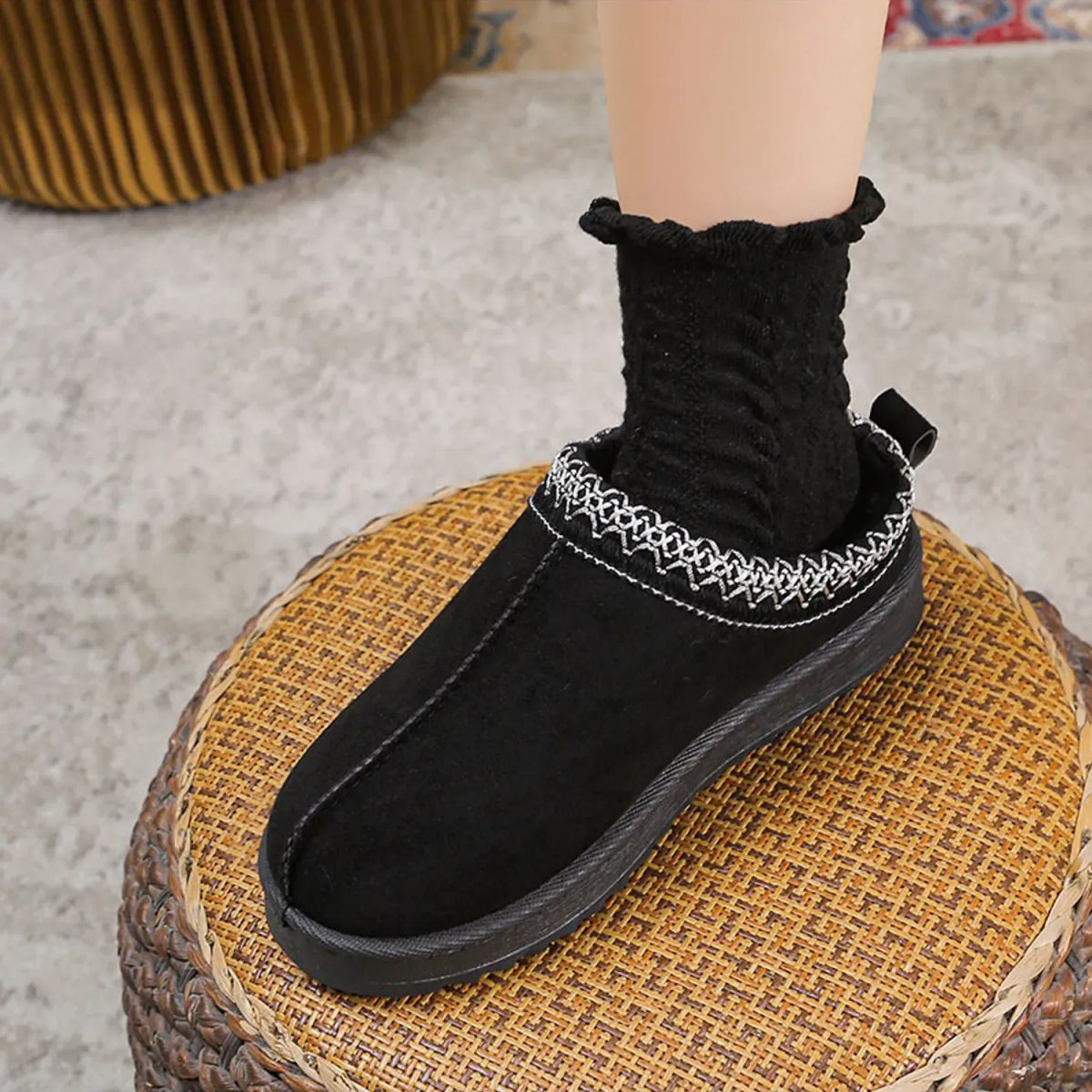 TIOZONEY - Botas de chiporro de moda para Mujer