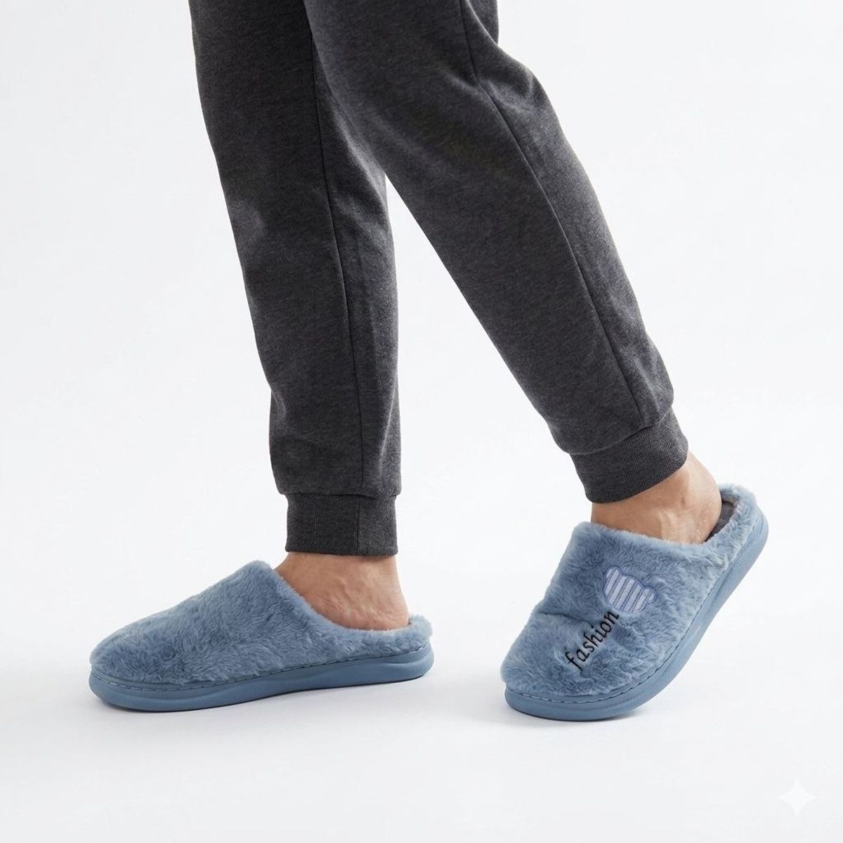 APOSTOL - Pantuflas Con Chiporro Antideslizantes Peludas hombre mujer