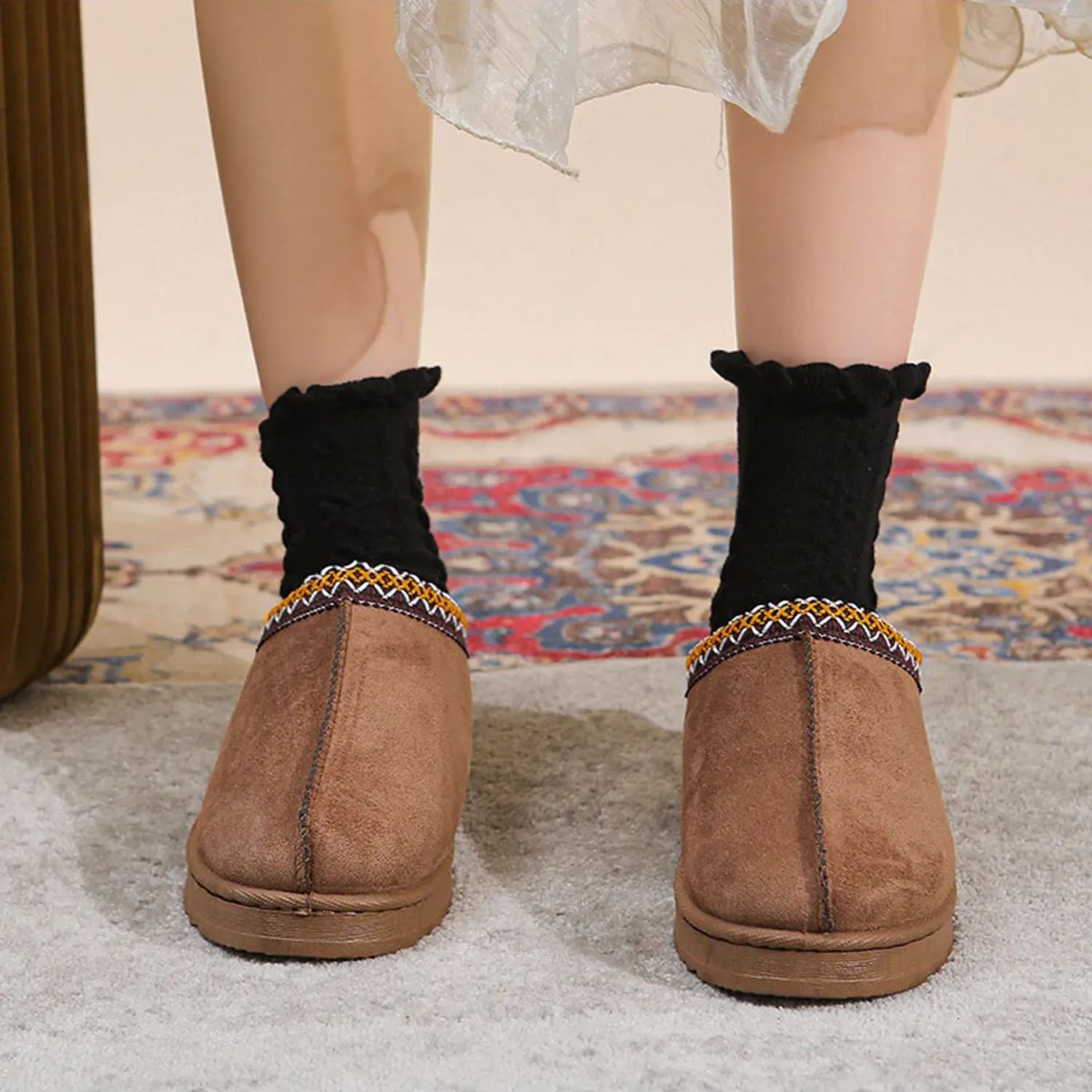 TIOZONEY - Botas de chiporro de moda para Mujer