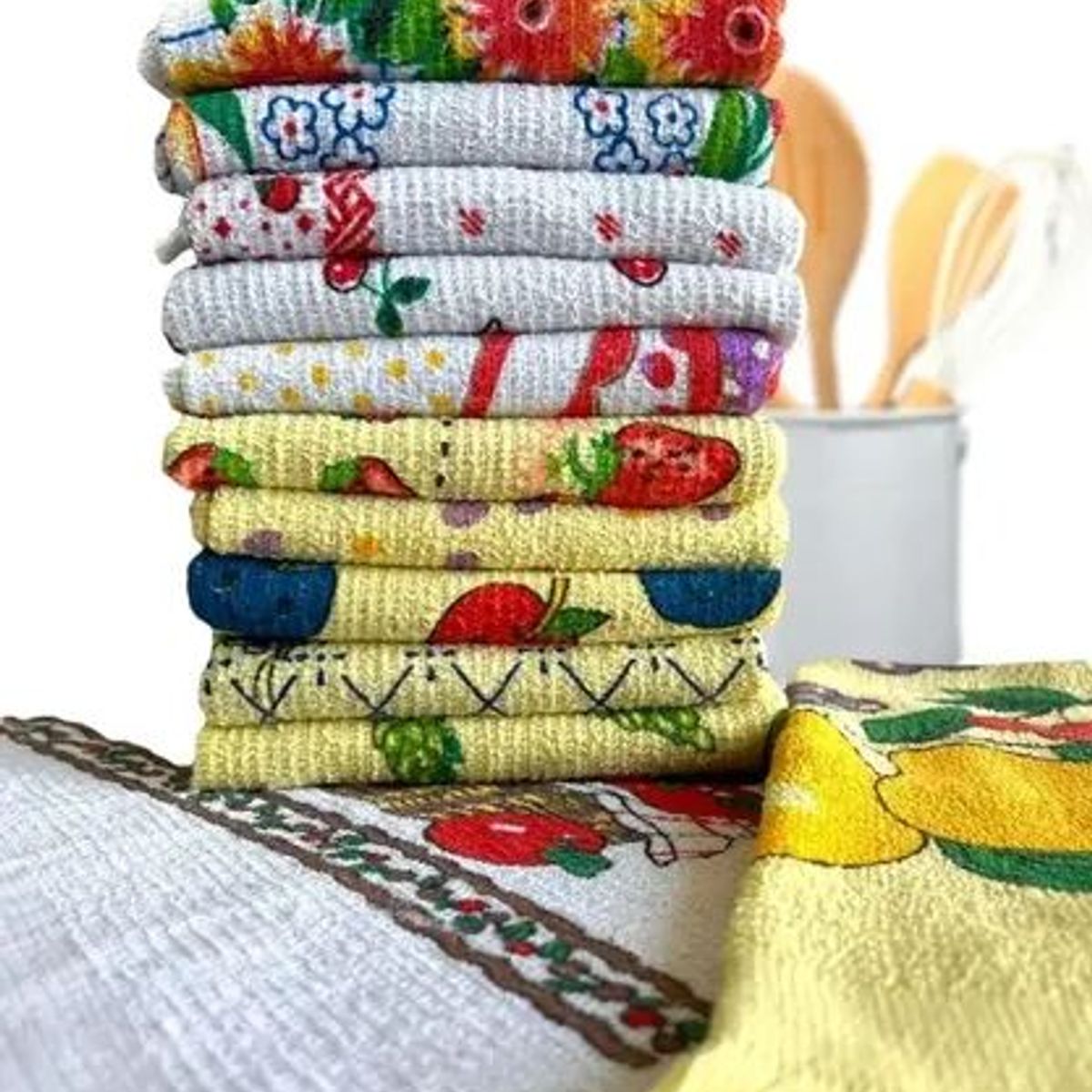 EVERSO - Pack 12 Paños De Cocina Toalla 60*38CM