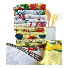 EVERSO - Pack 12 Paños De Cocina Toalla 60*38CM